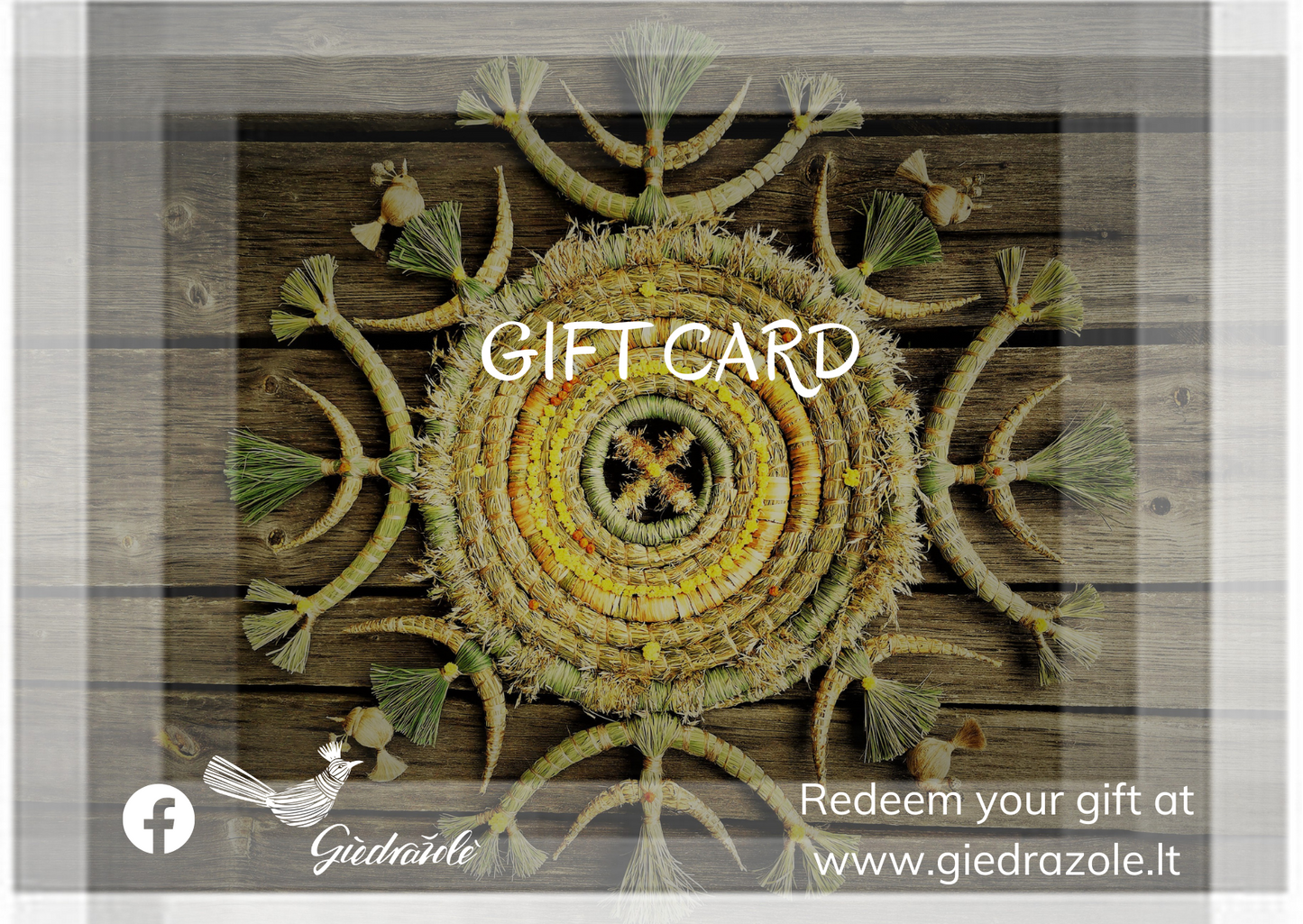Gift card (online)